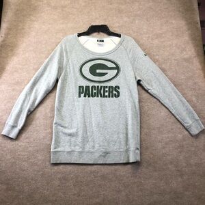 Nike NFL Green Bay Packers  crewneck this is a size small